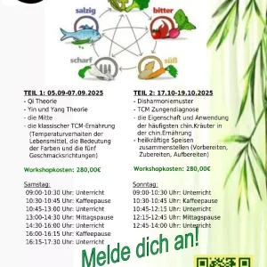 Workshops 5Elemente Ernährung